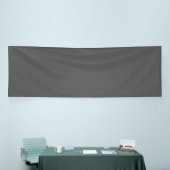 Maak je eigen donkergrijze aangepaste ontwerp spandoek (Beurs)