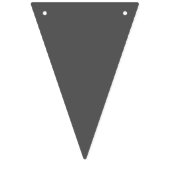 Maak je eigen donkergrijze aangepaste ontwerp vlaggetjes (Tweede vlag)