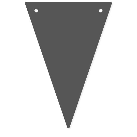 Maak je eigen donkergrijze aangepaste ontwerp vlaggetjes (Eerste vlag)