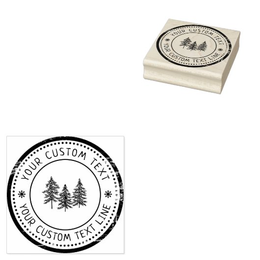 Maak Je Eigen Douane Rubber Stempel (Gestempeld)