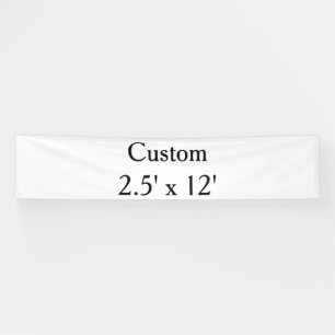 maak je eigen douanesticker Vinyl 2.5' x 12' voor Spandoek