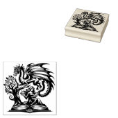 Maak Je Eigen Draken Heks Grimoire Rubberstempel (Gestempeld)