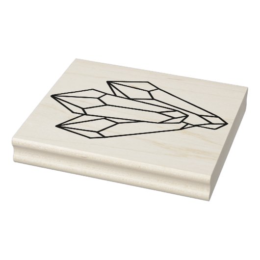 Maak Je Eigen Drie Kristallen Punten Rubberstempel (Stempel)