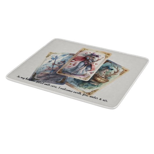 Maak Je Eigen Drie Tarotkaarten Snijplank (Hoek)