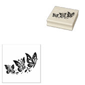 Maak Je Eigen Drie Vlinders Vliegend Rubberstempel (Gestempeld)