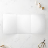 Maak Je Eigen Drie-Vouwsbrief Uitnodiging (Binnen)