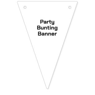 Maak je eigen driehoekige feestversiering banner