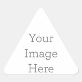 Custom Driehoek Stickers, Format: Stickervel, Size: Klein - 3,8 cm (20 per vel), Paper Type: Glanzend (Voorkant)