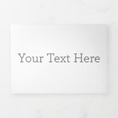 12,7  x 17,8 cm Drieluik briefvouw programma (Cover)