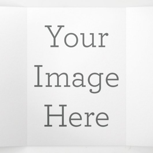 12,7  x 17,8 cm Drieluik briefvouw wenskaart (Binnenkant midden)