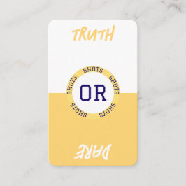 Maak je eigen Drink spel Kaarten Visitekaartje