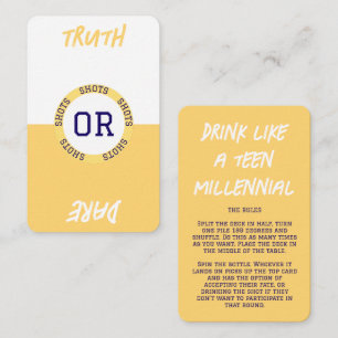Maak je eigen Drink spel Kaarten Visitekaartje