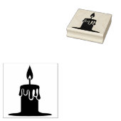 Maak Je Eigen Druppelende Kaars Met Glitters Rubberstempel (Gestempeld)