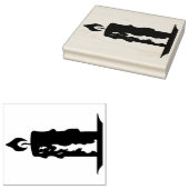 Maak Je Eigen Druppelende Pilaarkaars Rubberstempel (Gestempeld)