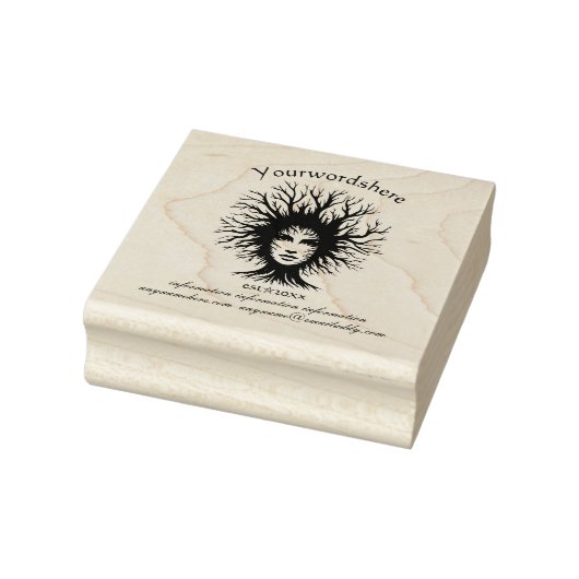 Maak je eigen Dryade Boomnimf Fee Rubberstempel (Stempel)