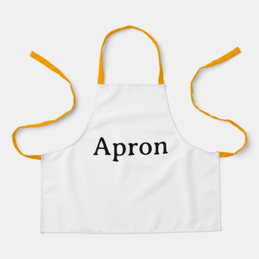 Maak Je Eigen Eenvoudig Ontwerp Schort (Voorkant)