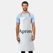 Maak Je Eigen Eenvoudig Ontwerp Schort (Gedragen)