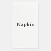 Maak Je Eigen Eenvoudig Papier Servet (Voorkant)