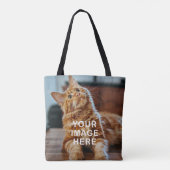 Maak Je Eigen Eenvoudige 2-Image Tote Bag (Achterkant)