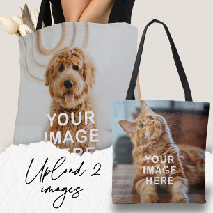 Maak Je Eigen Eenvoudige 2-Image Tote Bag