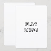 Maak je eigen eenvoudige 5.5" x 7.5" afgeronde pla menu (Voorkant / Achterkant)