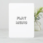 Maak je eigen eenvoudige 5.5" x 7.5" afgeronde pla menu (Staand voorkant)