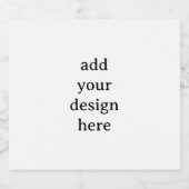 Maak Je Eigen Eenvoudige Aangepaste 10 x 8,9 cm Bier Etiket (Enkel label)
