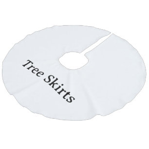 Maak je eigen eenvoudige aangepaste 112cm diameter imitatie linnen kerstboom kleed