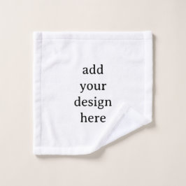 Maak je eigen eenvoudige aangepaste 13" x 13" washandje
