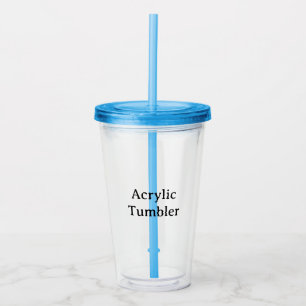 Maak je eigen eenvoudige aangepaste 16oz heldere acryl drinkbeker