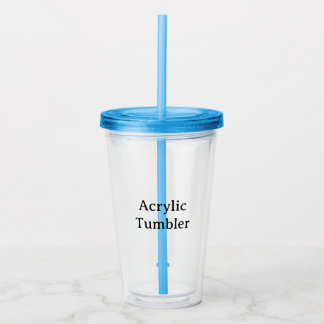 Maak je eigen eenvoudige aangepaste 16oz heldere acryl drinkbeker