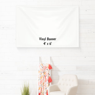 Maak je eigen eenvoudige aangepaste 1,2 x 1,8 mete spandoek