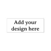 Maak Je Eigen Eenvoudige Aangepaste 1" x 2.5" Rubberstempel (Afrduk)