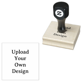 Maak je eigen eenvoudige aangepaste 2,5" x 2,5" rubberstempel