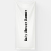 Maak Je Eigen Eenvoudige Aangepaste 2.5' x 6 Baby  Spandoek (Verticaal)