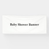 Maak Je Eigen Eenvoudige Aangepaste 2.5' x 6 Baby  Spandoek (Horizontaal)