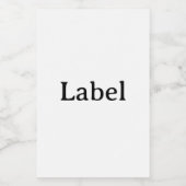 Maak Je Eigen Eenvoudige Aangepaste 2" x 3" Mini Wijn Etiket (Enkel label)