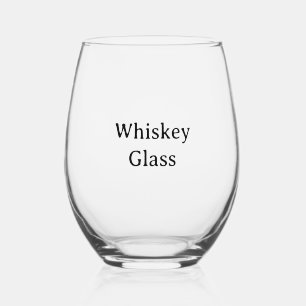 Maak je eigen eenvoudige aangepaste 4.25" x 3.375" wijnglas zonder voet
