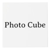 Maak Je Eigen Eenvoudige Aangepaste 4" Foto Kubus (Voorkant)
