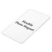 Maak Je Eigen Eenvoudige Aangepaste 4"x6" Flexibel Magneet (Linkerzijde)