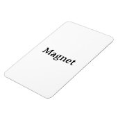 Maak Je Eigen Eenvoudige Aangepaste 4"x6" Flexibel Magneet (Linkerzijde)