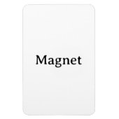 Maak Je Eigen Eenvoudige Aangepaste 4"x6" Flexibel Magneet (Verticaal)