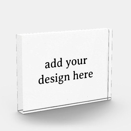 Maak je eigen eenvoudige aangepaste 5" x 7" horizo fotoblokken (Links)