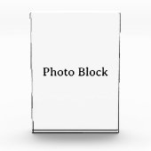 Maak je eigen eenvoudige aangepaste 5" x 7" vertic fotoblokken (Voorkant)