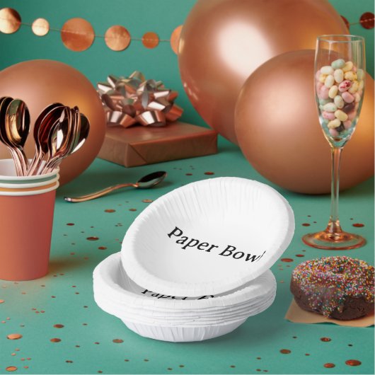Maak Je Eigen Eenvoudige Aangepaste 7" Papieren Ko Kommen (Multi)