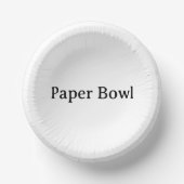 Maak Je Eigen Eenvoudige Aangepaste 7" Papieren Ko Kommen (Voorkant)