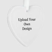 Maak Je Eigen Eenvoudige Aangepaste Acryl Hart Ornament (voorkant)