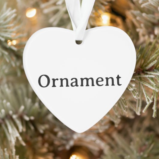 Maak Je Eigen Eenvoudige Aangepaste Acryl Hart Ornament (Boom)