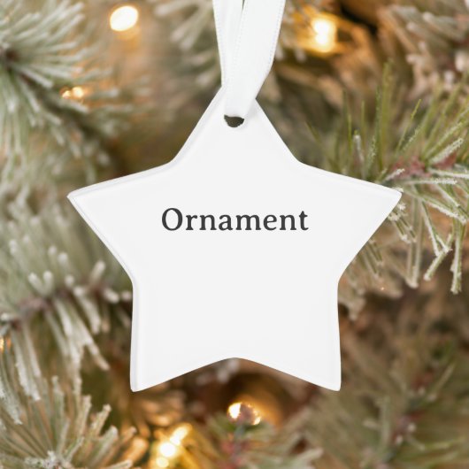 Maak Je Eigen Eenvoudige Aangepaste Acryl Ster Ornament (Boom)