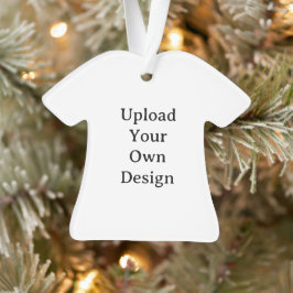 Maak Je Eigen Eenvoudige Aangepaste Acryl T-Shirt  Ornament